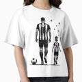 Dad And Son Football Binds Us T-Shirt - Aesthetic Graphic Unisex - T-Shirt, Sweatshirt, Hoodie