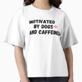 Motivated By Dogs And Caffeine jinif - Adult & Kids T-Shirts, Sweatshirts & Hoodies apparel design preview 1