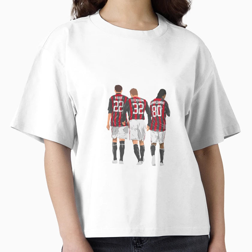 Ricardo Kaka David Beckham Ronaldinho T-Shirt - Unique Graphic Men Women - T-Shirt, Sweatshirt, Hoodie