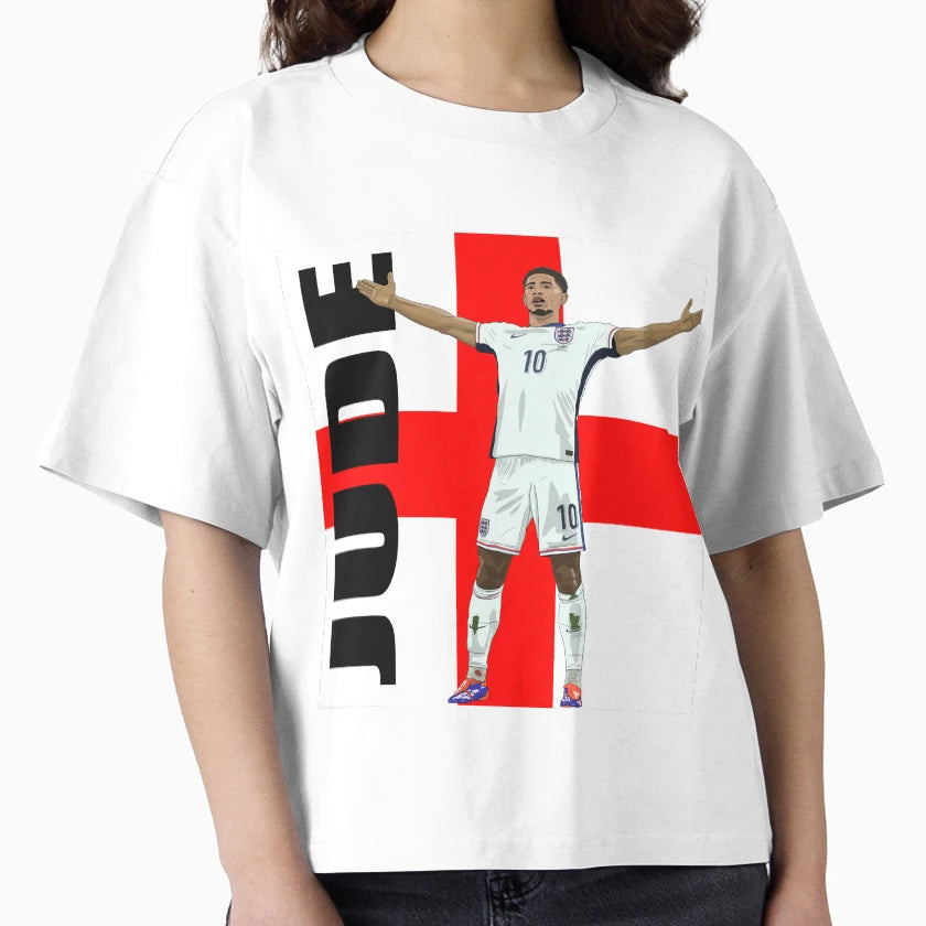 Jude Bellingham England Flag T-Shirt - Unique Graphic Men Women - T-Shirt, Sweatshirt, Hoodie