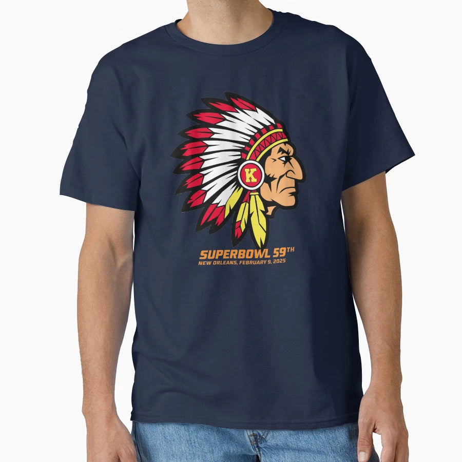 Kansas City Chiefs Superbowl 59Th T-Shirt - Graphic Print for Adults - T-Shirt, Sweatshirt, Hoodie