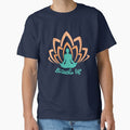 Breathe yoga and happy Life by Khushi Graphics - Adult & Kids T-Shirts, Sweatshirts & Hoodies apparel design preview 1