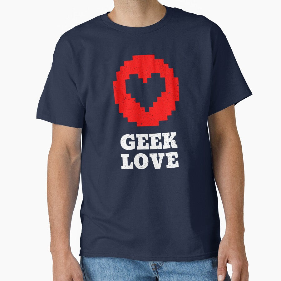 Valentine's Day funny, Geek Valentine, Heart, Love, - Adult & Kids T-Shirts, Sweatshirts & Hoodies apparel design preview 1