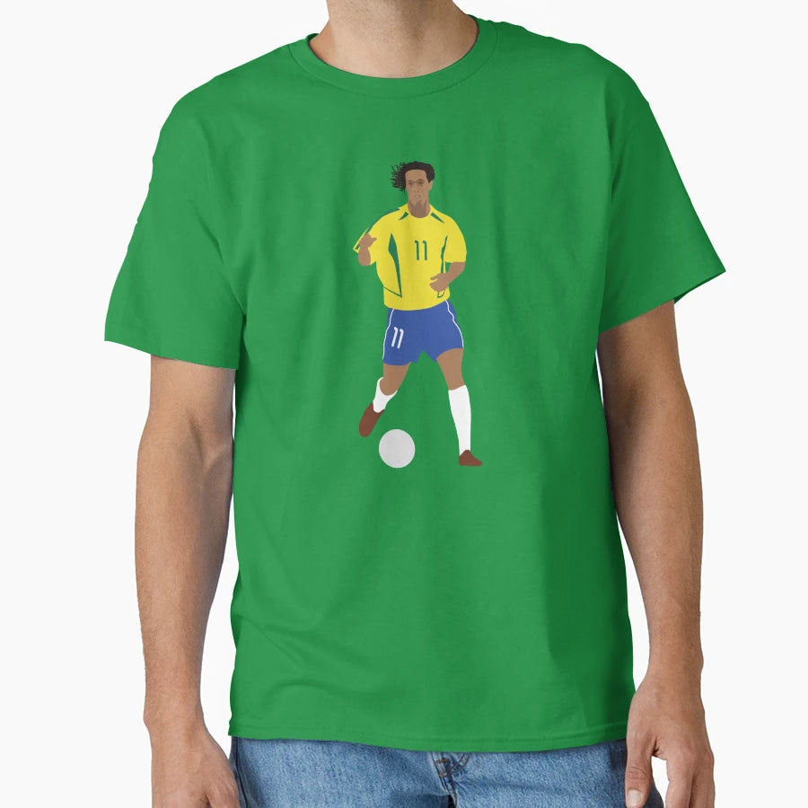 Ronaldinho Brasil T-Shirt - Graphic Print Men Women - T-Shirt, Sweatshirt, Hoodie