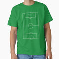 Football Pitch T-Shirt - Trendy Graphic Unisex - T-Shirt, Sweatshirt, Hoodie