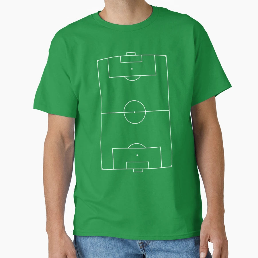Football Pitch T-Shirt - Trendy Graphic Unisex - T-Shirt, Sweatshirt, Hoodie