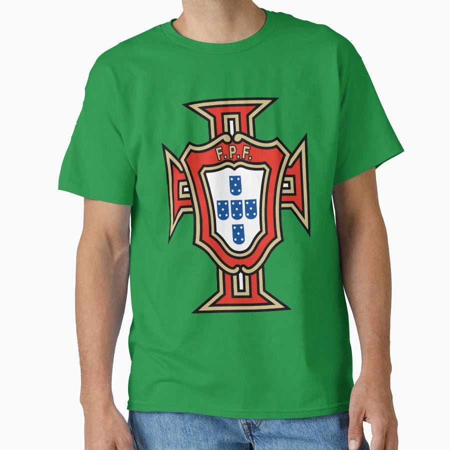 Logo Portugal National Football Team T-Shirt - Minimalist Print for Adults - T-Shirt, Sweatshirt, Hoodie