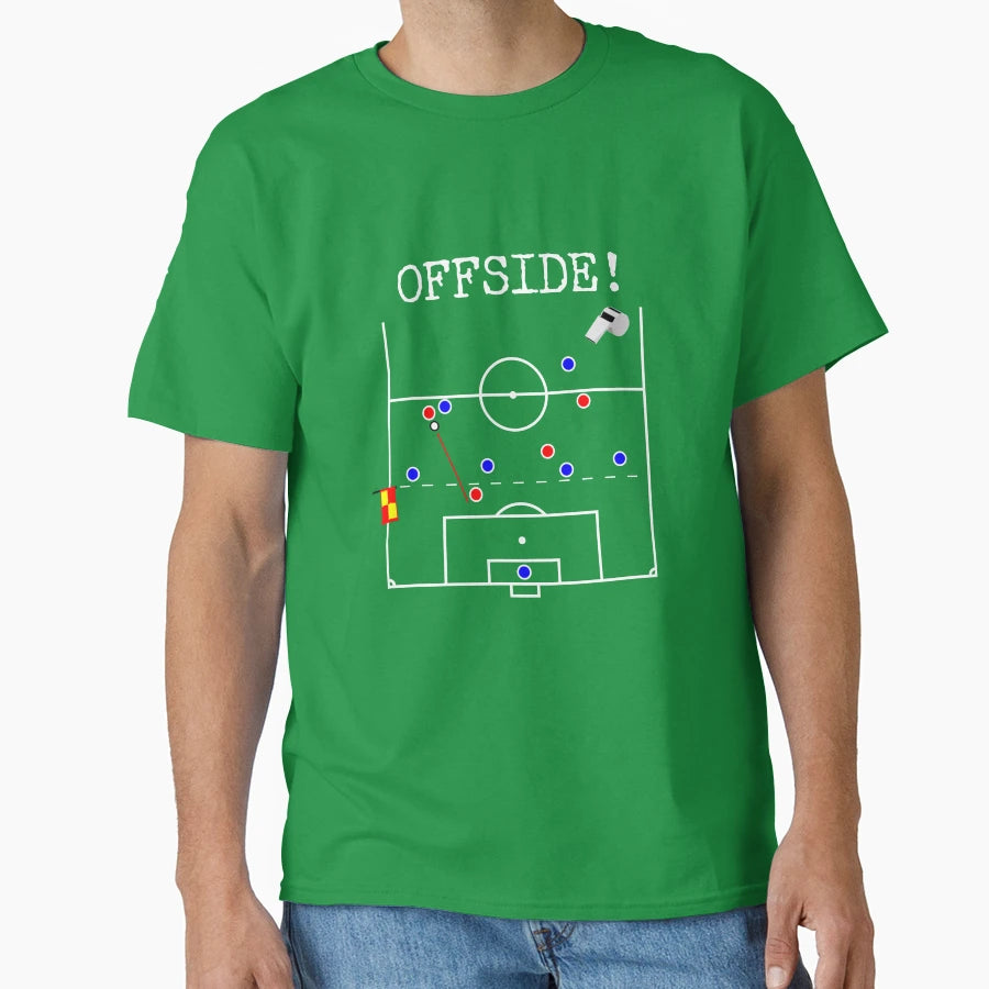 Offside Football Soccer Rule Explained T-Shirt - Fun Novelty Design Unisex - T-Shirt, Sweatshirt, Hoodie