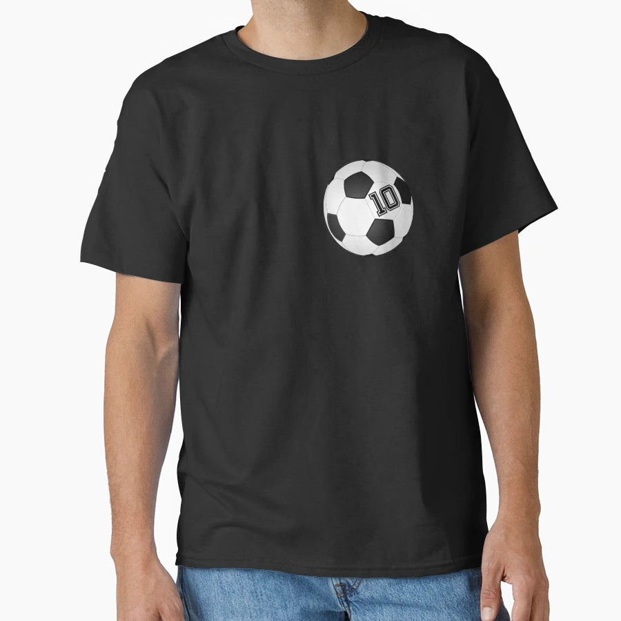 Football Player Jersey No 10 Soccer Player T-Shirt - Unique Graphic Unisex - T-Shirt, Sweatshirt, Hoodie