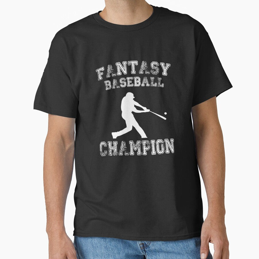 Fantasy Baseball Champion Batter by drwigglebutts - Adult & Kids T-Shirts, Sweatshirts & Hoodies apparel design preview 1