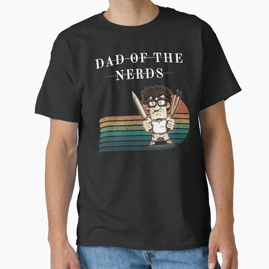 Nerd Dad by Agnesbo - Adult & Kids T-Shirts, Sweatshirts & Hoodies apparel design preview 1