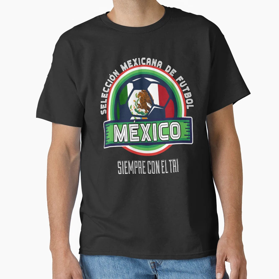 Playera Mexico Soccer Team Seleccion T-Shirt - Streetwear Style for Adults - T-Shirt, Sweatshirt, Hoodie