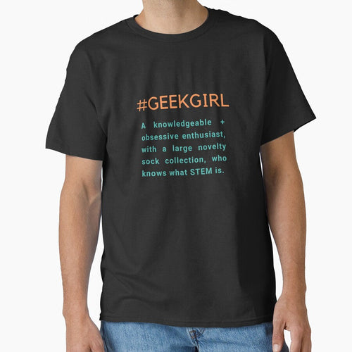 #Geekgirl Definition GEEKS RULE THEIR WORLD by Le - Adult & Kids T-Shirts, Sweatshirts & Hoodies apparel design preview 1