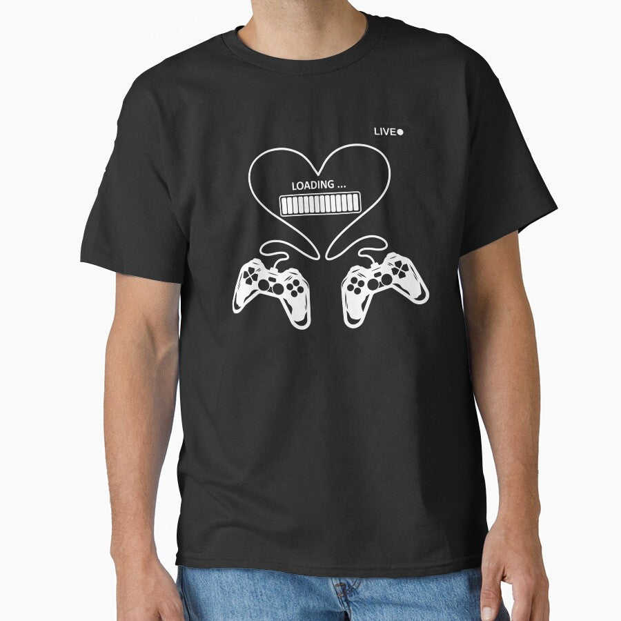 Heartbeat of Gaming by hmadan - Adult & Kids T-Shirts, Sweatshirts & Hoodies apparel design preview 1
