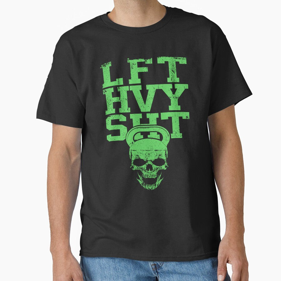 Lft Hvy Sht Fitness Gym Bodybuilding by - Adult & Kids T-Shirts, Sweatshirts & Hoodies apparel design preview 1