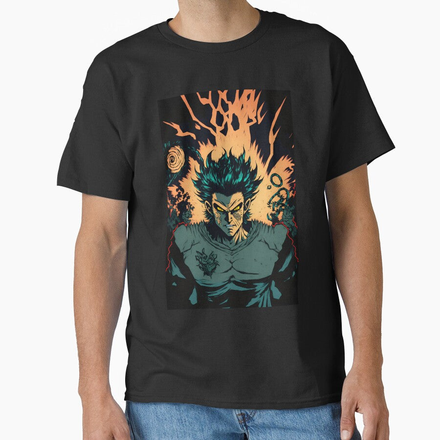 Anime Demon Son with fire1 by Bubblebuk - Adult & Kids T-Shirts, Sweatshirts & Hoodies apparel design preview 1