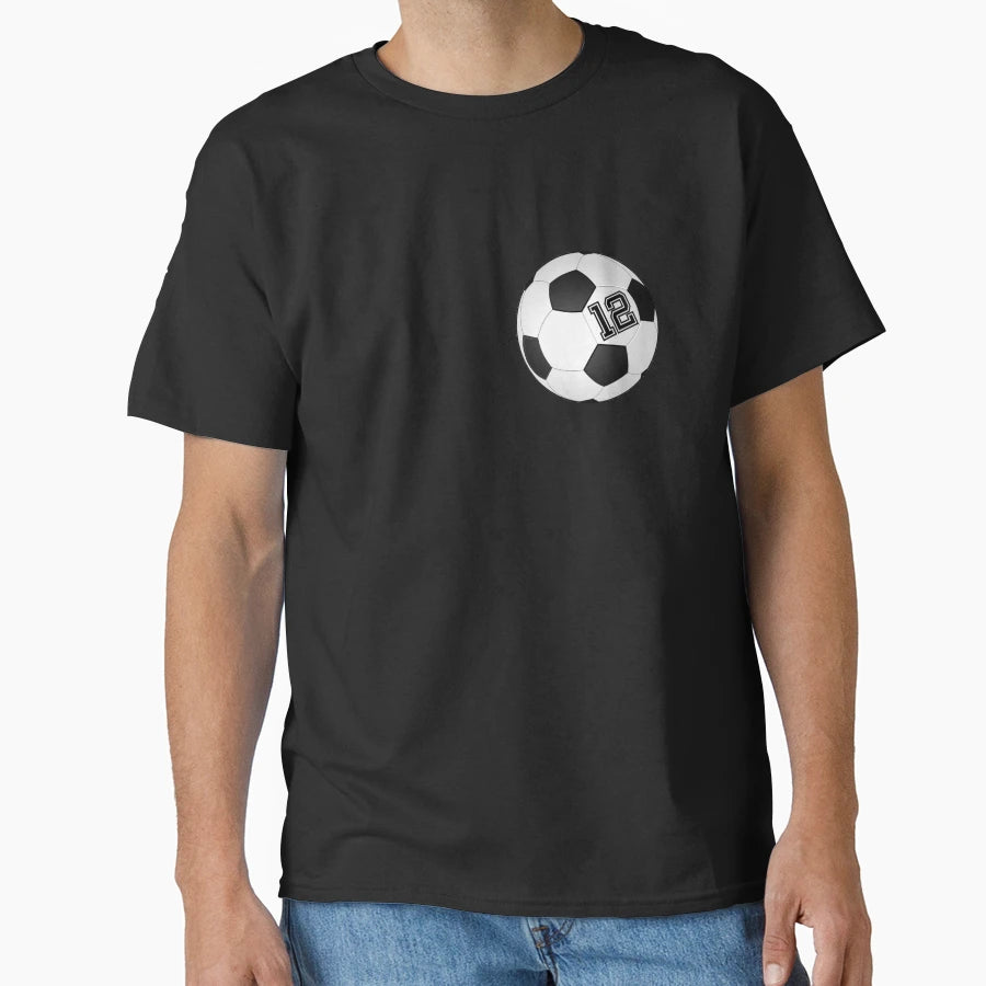 Football Soccer Player Jersey No 12 T-Shirt - Streetwear Style Men Women - T-Shirt, Sweatshirt, Hoodie
