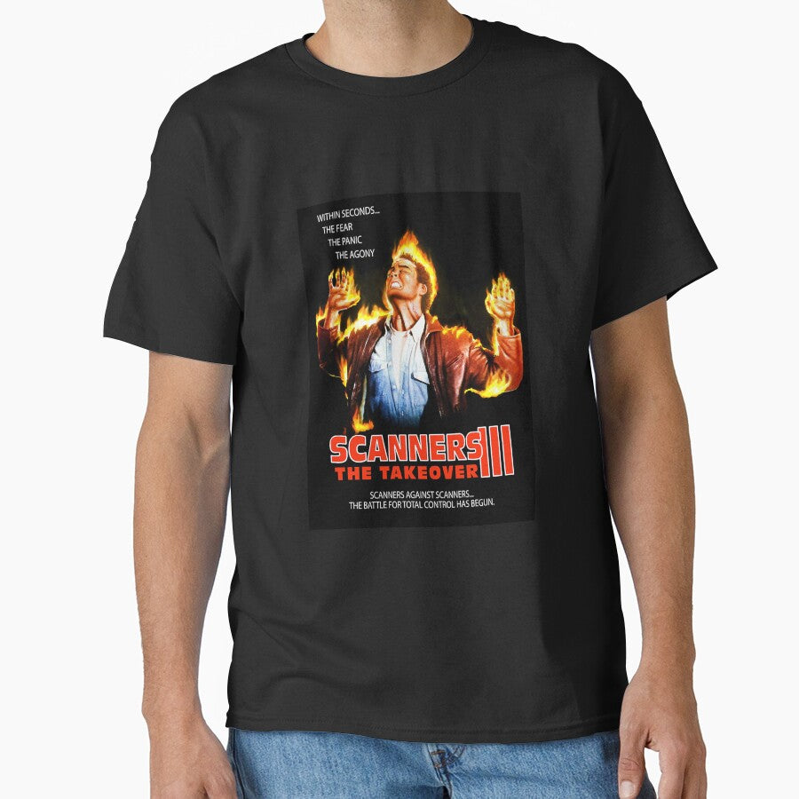Scanners 3 The Takeover Halloween Horror movie scifi - Adult & Kids T-Shirts, Sweatshirts & Hoodies apparel design preview 1
