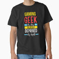 Gaming geek by day sleep deprived night annoying- - Adult & Kids T-Shirts, Sweatshirts & Hoodies apparel design preview 1