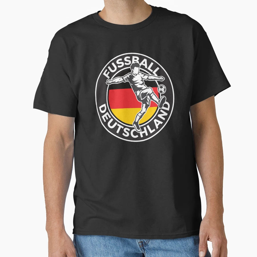 Football Germany Fussball Deutschland T-Shirt - Graphic Print Men Women - T-Shirt, Sweatshirt, Hoodie
