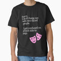 Sorry i don't hang out with two faced people by - Adult & Kids T-Shirts, Sweatshirts & Hoodies apparel design preview 1