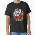 Peace, Love, Cookies Christmas Cheer by - Adult & Kids T-Shirts, Sweatshirts & Hoodies apparel design preview 1