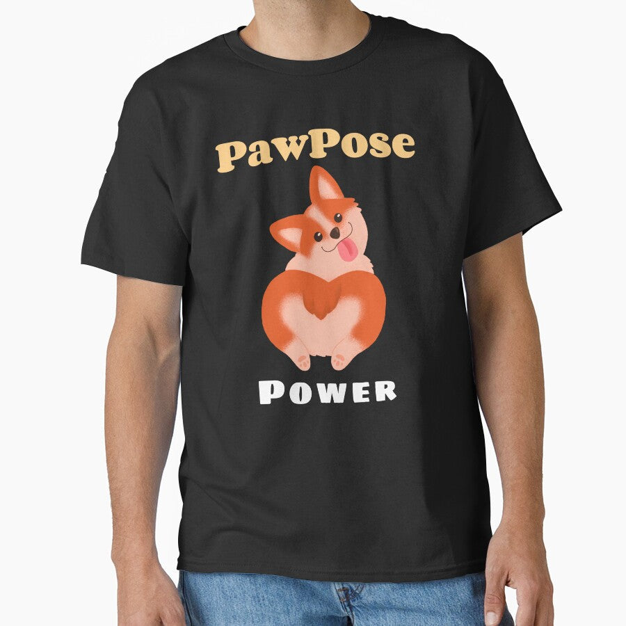 PawPose Power by SarcasticTeez - Adult & Kids T-Shirts, Sweatshirts & Hoodies apparel design preview 1