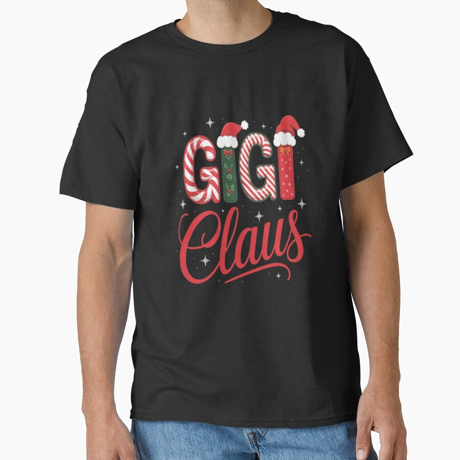 Christmas Gigi Claus Holiday Happy by RonnasJackson - Adult & Kids T-Shirts, Sweatshirts & Hoodies apparel design preview 1