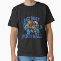 Detroit Football T-Shirt - Casual Everyday Wear Men Women - T-Shirt, Sweatshirt, Hoodie