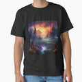 Fantasy Landscape World of Magic by Masterpiece - Adult & Kids T-Shirts, Sweatshirts & Hoodies apparel design preview 1