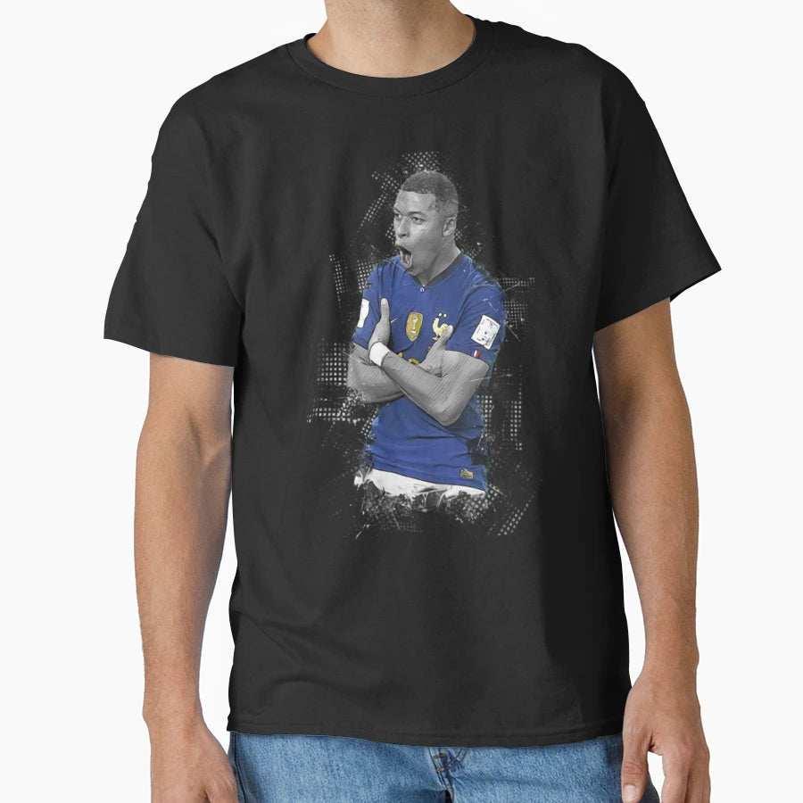 Kylian Mbappe 1 T-Shirt - Streetwear Style for Adults - T-Shirt, Sweatshirt, Hoodie