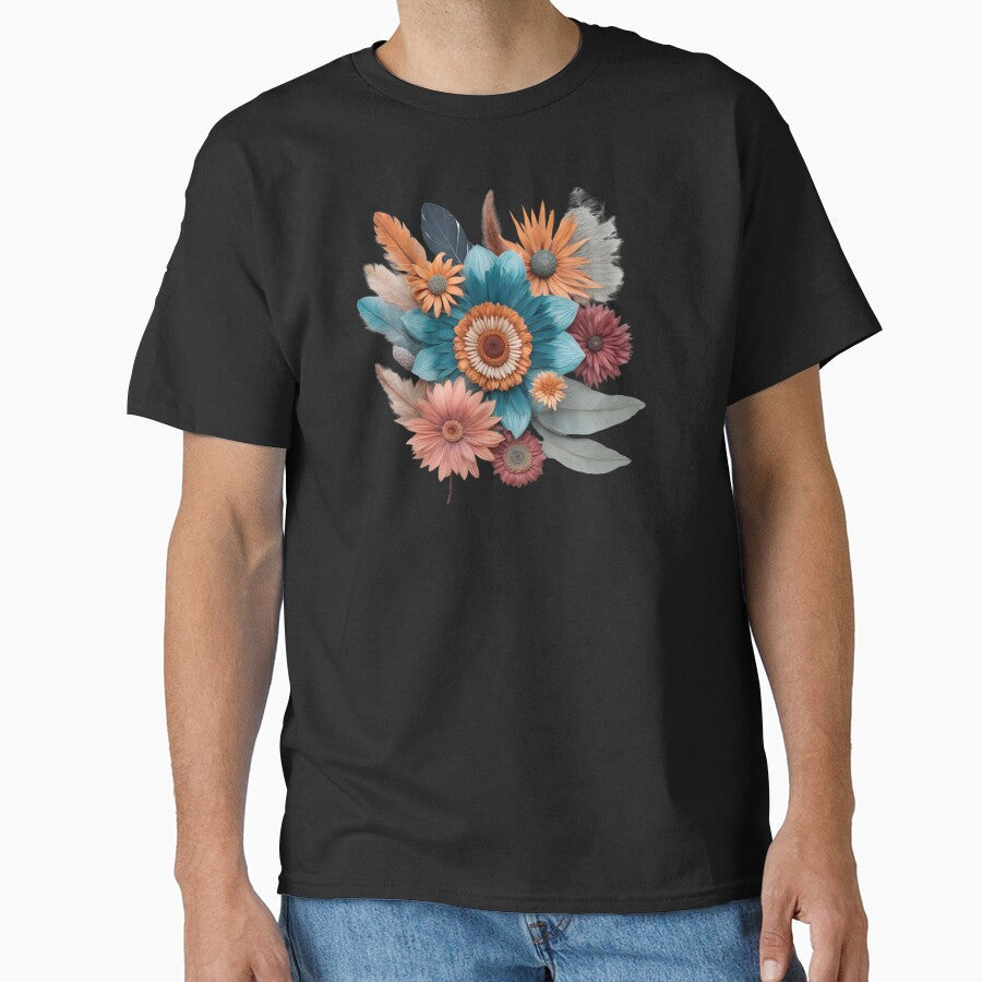 Boho Blossom by Ellzbieta - Adult & Kids T-Shirts, Sweatshirts & Hoodies apparel design preview 1