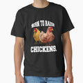 Funny Chicken Farmer Humor Born To Raise Chickens by - Adult & Kids T-Shirts, Sweatshirts & Hoodies apparel design preview 1
