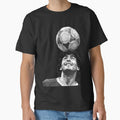 Maradona Grayscale T-Shirt - Minimalist Print Men Women - T-Shirt, Sweatshirt, Hoodie