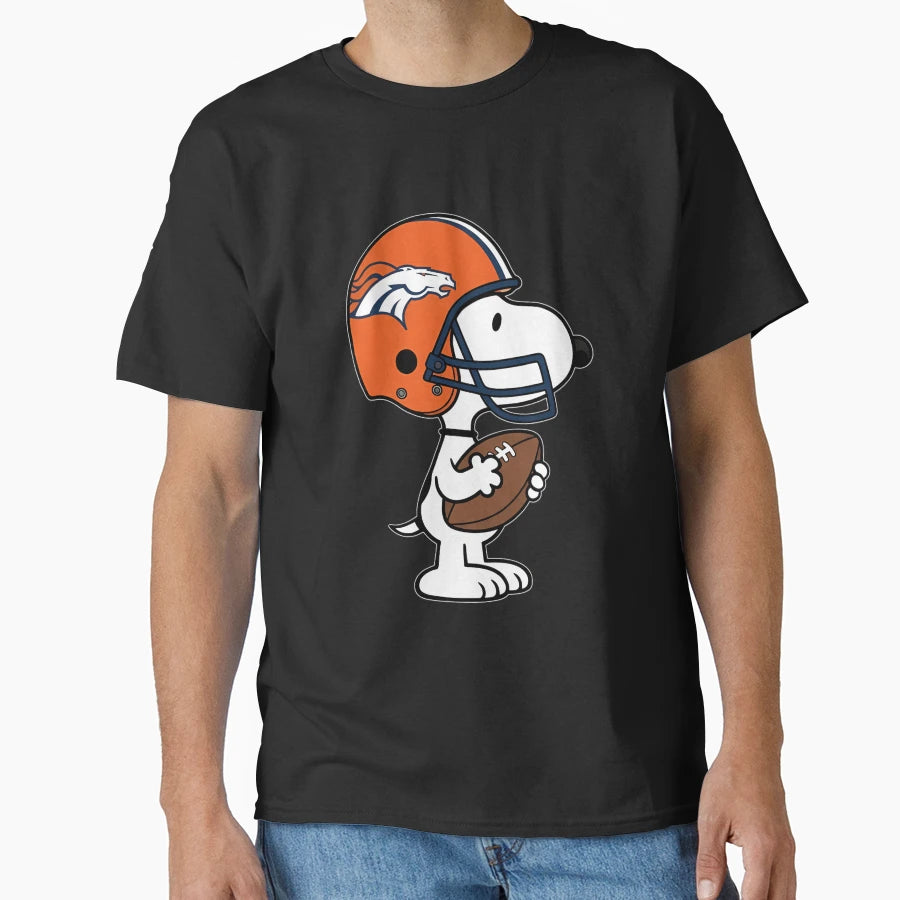 Snoopy Denver Broncos Game Day T-Shirt - Trendy Graphic for Adults - T-Shirt, Sweatshirt, Hoodie