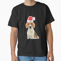 Beagle Dog Santa Claus Christmas by deanba81741 - Adult & Kids T-Shirts, Sweatshirts & Hoodies apparel design preview 1