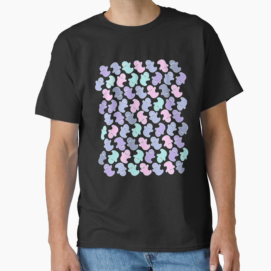 Cute Halloween Ghosts by madtoyman - Adult & Kids T-Shirts, Sweatshirts & Hoodies apparel design preview 1