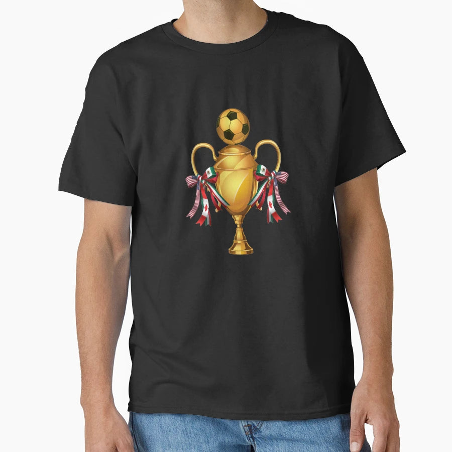 2026 World Cup Gold Trophy T-Shirt - Novelty Apparel for Adults - T-Shirt, Sweatshirt, Hoodie