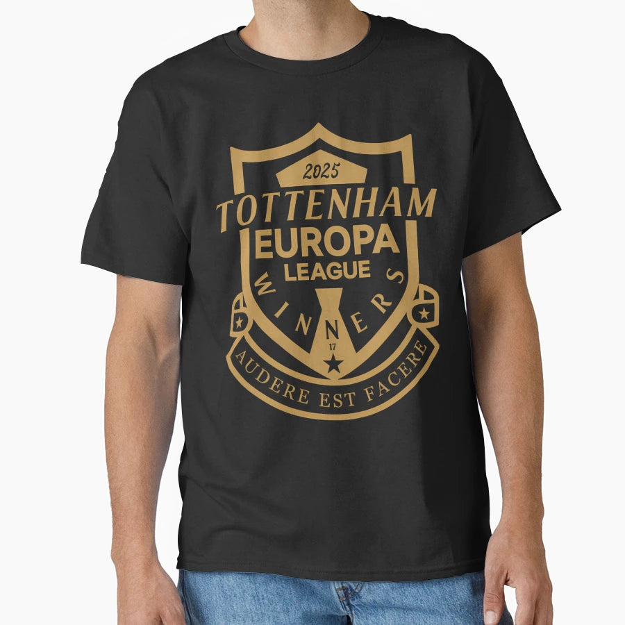 Tottenham Europa League Winners 2025 T-Shirt - Fun Novelty Design Men Women - T-Shirt, Sweatshirt, Hoodie