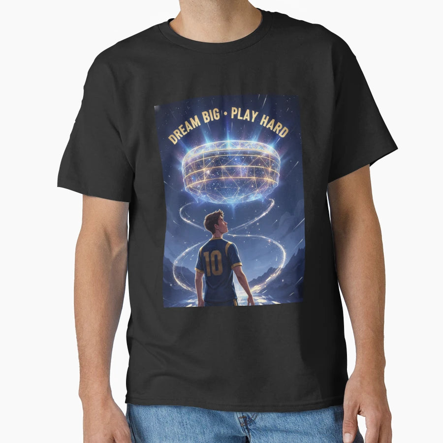 Future Football Star Chasing Greatness T-Shirt - Graphic Print Men Women - T-Shirt, Sweatshirt, Hoodie