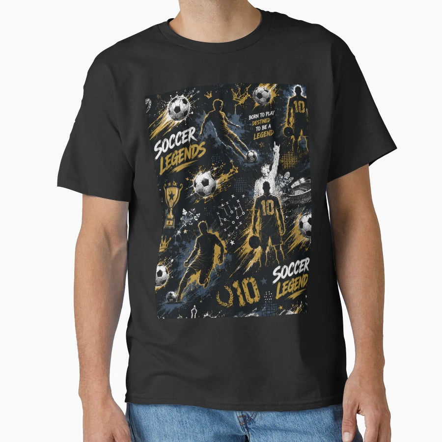 Soccer Fan Gift Football Lover Sports T-Shirt - Casual Everyday Wear Unisex - T-Shirt, Sweatshirt, Hoodie