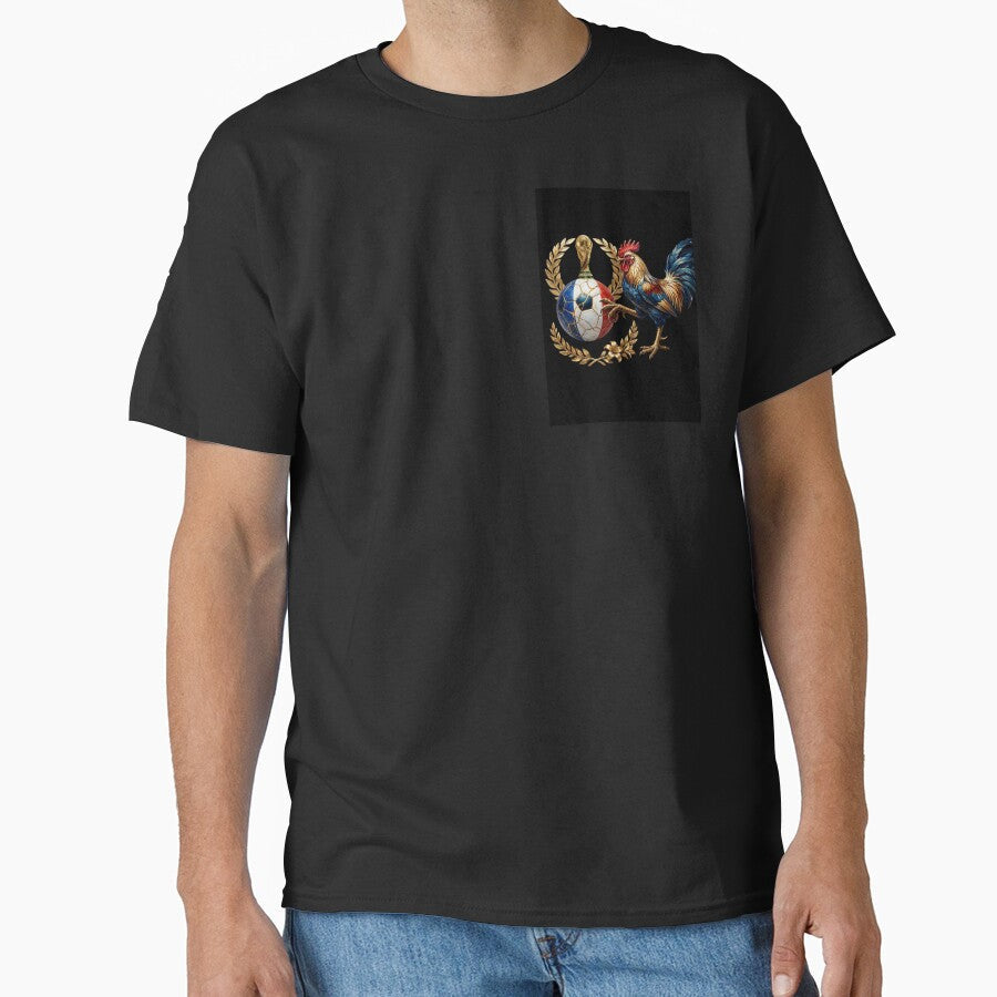 Elegant France Soccer Pride Artistic Design by - Adult & Kids T-Shirts, Sweatshirts & Hoodies apparel design preview 1