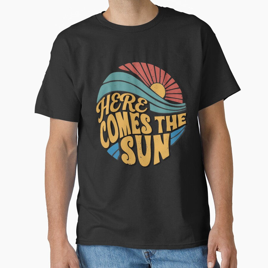 Groovy Sun Wave Vintage Style Statement by - Adult & Kids T-Shirts, Sweatshirts & Hoodies apparel design preview 1