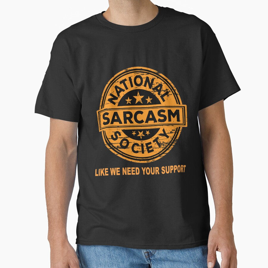 National Sarcasm Society by -emporium - Adult & Kids T-Shirts, Sweatshirts & Hoodies apparel design preview 1