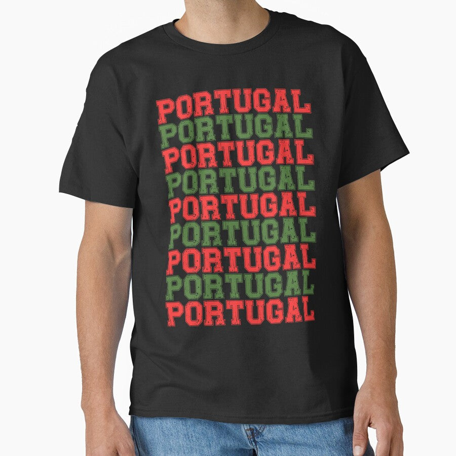 Vintage Team Portugal Flag Soccer Fan 2026 by - Adult & Kids T-Shirts, Sweatshirts & Hoodies apparel design preview 1