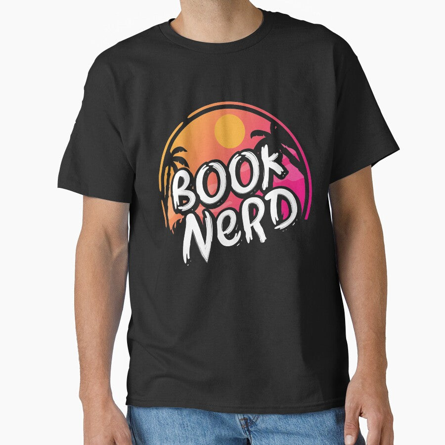 Book Nerd Vintage Californian Style Apparel by - Adult & Kids T-Shirts, Sweatshirts & Hoodies apparel design preview 1