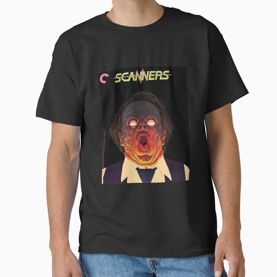 Scanners plasderaesss Halloween Horror movie scifi - Adult & Kids T-Shirts, Sweatshirts & Hoodies apparel design preview 1