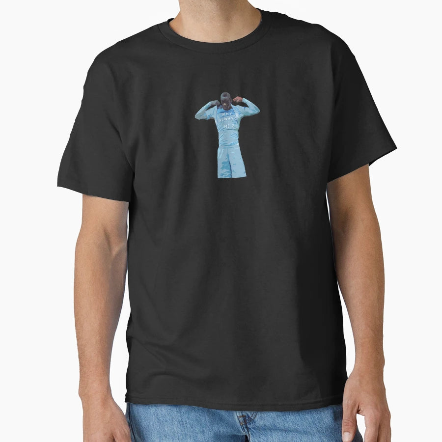 Mario Balotelli T-Shirt - Aesthetic Graphic Unisex - T-Shirt, Sweatshirt, Hoodie