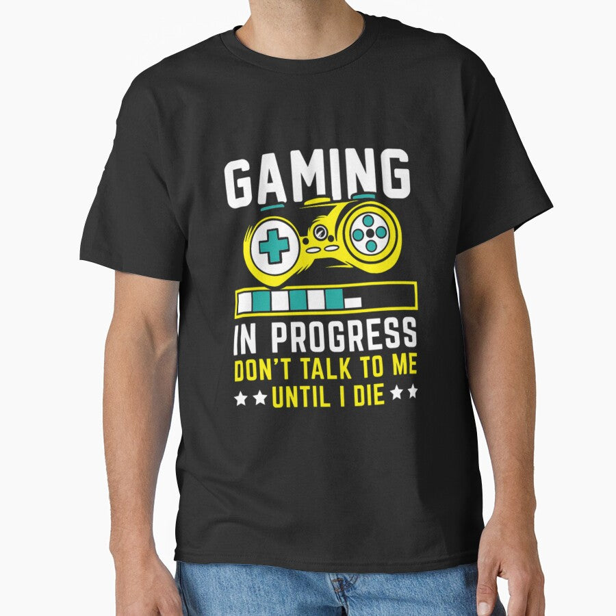 Gaming In Progress by StarcyWol - Adult & Kids T-Shirts, Sweatshirts & Hoodies apparel design preview 1