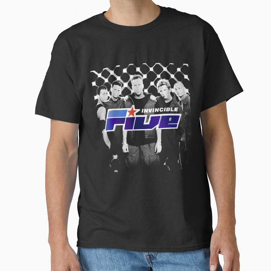 Five Band Music by AndrJacques - Adult & Kids T-Shirts, Sweatshirts & Hoodies apparel design preview 1